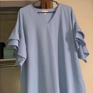 Barely worn light blue knee length dress